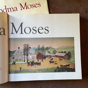 Grandma Moses Coffee Table Book by Otto Kallir with Dust Jacket - title page