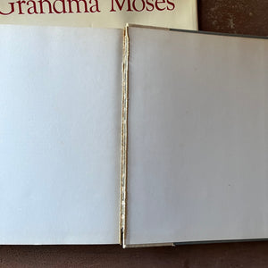 Grandma Moses Coffee Table Book by Otto Kallir with Dust Jacket - condition of binding