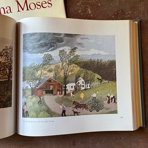 Grandma Moses Coffee Table Book by Otto Kallir with Dust Jacket - full color illustrations