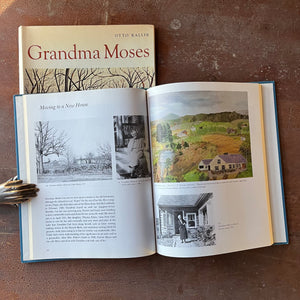 Log Cabin Vintage - vintage non-fiction book, non-fiction book, art book, vintage art book - Grandma Moses by Otto Kallir with Dust Jacket - view of the photographs