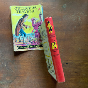 Gulliver's Travels by Jonathan Swift - 1954 Junior Deluxe Editions - Spine