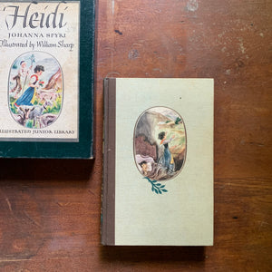 Heidi by Johnanna Spyri with Book Sleeve - Illustrated Junior Library Edition - Cover