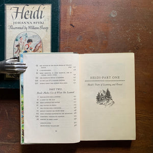 Heidi by Johnanna Spyri with Book Sleeve - Illustrated Junior Library Edition