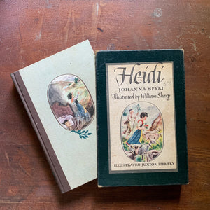 Heidi by Johnanna Spyri with Book Sleeve - Illustrated Junior Library Edition Cover & Book Sleeve