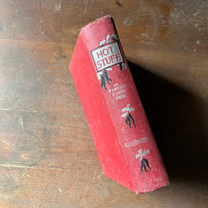 Hot Stuff by Famous Funny Men - 1901 Edition - view of the embossed spine