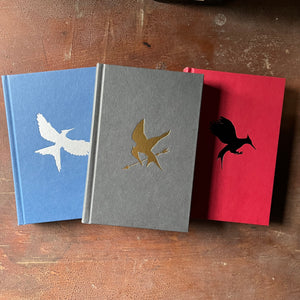 Hunger Games Trilogy Box Set by Suzanne Colline - view of all three front covers