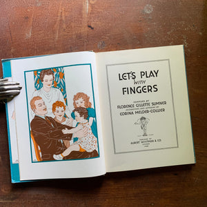 Let's Play with Fingers by Florence Gillette Sumner - Title Page