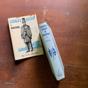 Lincoln’s Journey to Greatness by Victor Searcher - 1950 First Edition with Dust Jacket