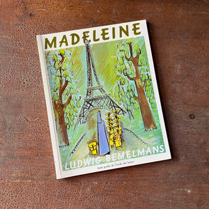 Log Cabin Vintage - vintage children's book, children's book, picture book – Madeline French Translation by Ludwig Bemelmans - view of the front cover