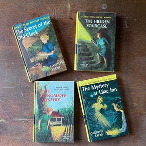 Nancy Drew Book Set:  Books 1-4 by Carolyn Keene - view of the front covers