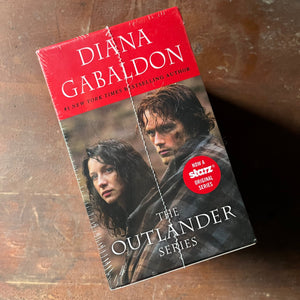 The Outlander Series Box Set by Diana Gabaldon - view of the side of the box