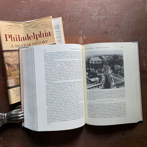 Philadelphia:  A 300 Year History - 1982 First Edition with Dust Jacket - Inside View with Photograph