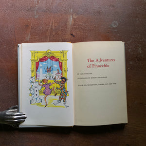 Pinocchio - A 1955 Junior Deluxe Editions Children's Book - title page