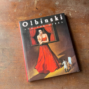 Log Cabin Vintage – vintage non-fiction - vintage art book, print book, art book – Rafal Olbinski and the Opera - view of the dust jacket's front cover