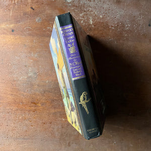 Log Cabin Vintage – vintage children’s book, children’s book, chapter book, Children's Classics Edition - Robinson Crusoe by Daniel Defoe - a 1990 Children's Classic Edition - view of the spine