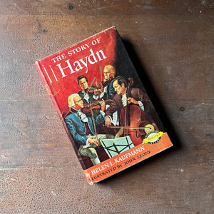 The Story of Haydn - Signature Series Children's Chapter Book - view of the dust jacket's front cover