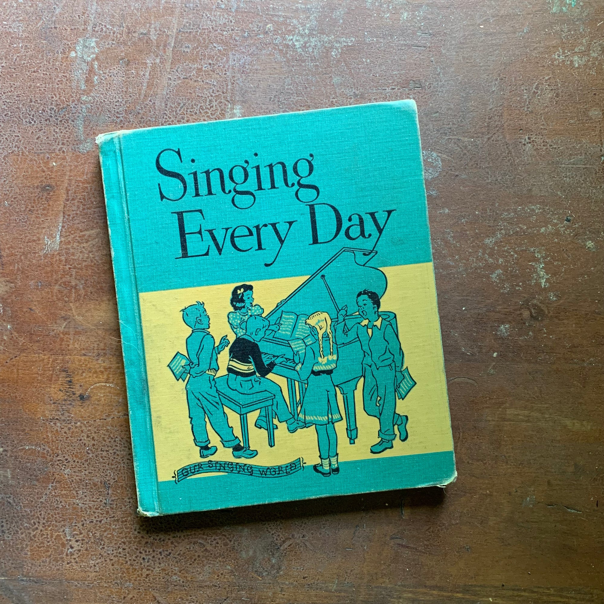 Singing Every Day 1957 Vintage Music Book - Cover