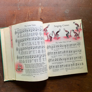 Singing Every Day 1957 Vintage Music Book - Singing Games