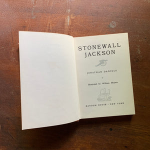 Stonewall Jackson - Landmark Series Book - Title Page