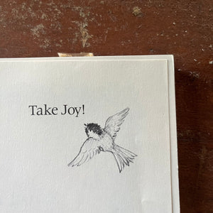 The Tasha Tudor Christmas Book Take Joy! - bird illustation