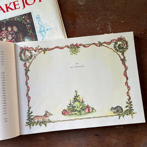 The Tasha Tudor Christmas Book Take Joy! - dedication page