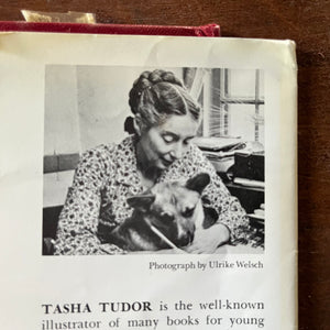 The Tasha Tudor Christmas Book Take Joy! - photograph of Tasha Tudor from the Dust Jacket's Back Cover