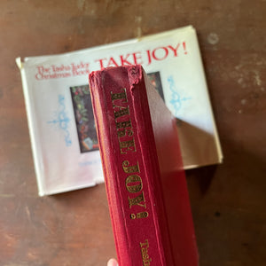 The Tasha Tudor Christmas Book Take Joy! - view of  the spine