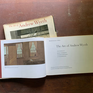 The Art of Andrew Wyeth 1973 with Dust Jacket - Title Page