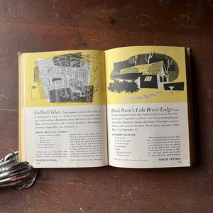 The Ford Treasury of Favorite Recipes From Famous Eating Places - view of two of the restaurants featured in the book with their recipes