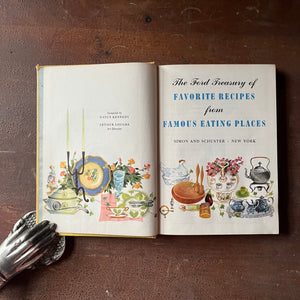 The Ford Treasury of Favorite Recipes From Famous Eating Places - view of the title page