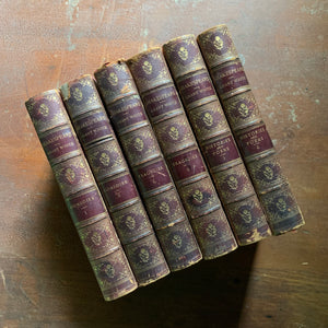 The Riverside Shakespeare in Six Volumes, Octavo by Richard Grant White 1883 - Six Volume Complete Set - William Shakespeare