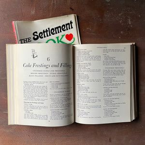 The Settlement Cookbook - The Way to a Man's Heart - 1965 Edition - chapter on cake frostings & fillings