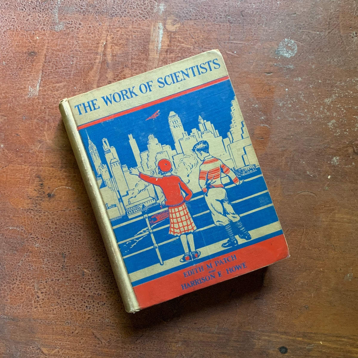 The Work of Scientists 1935 Vintage Book - Cover