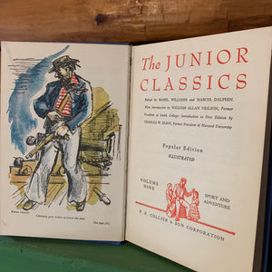 The Junior Classics - The Young Folks Shelf of Books - Collier's - title page