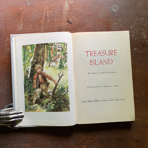 Treasure Island - 1954 Junior Deluxe Editions - title page