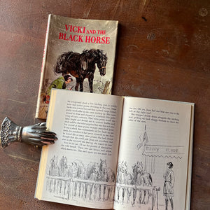 Vicki and the Black Horse by Sam Savitt - view of the illustrations by Sam Savitt