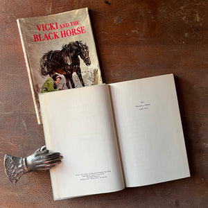 Vicki and the Black Horse by Sam Savitt - view of the copyright