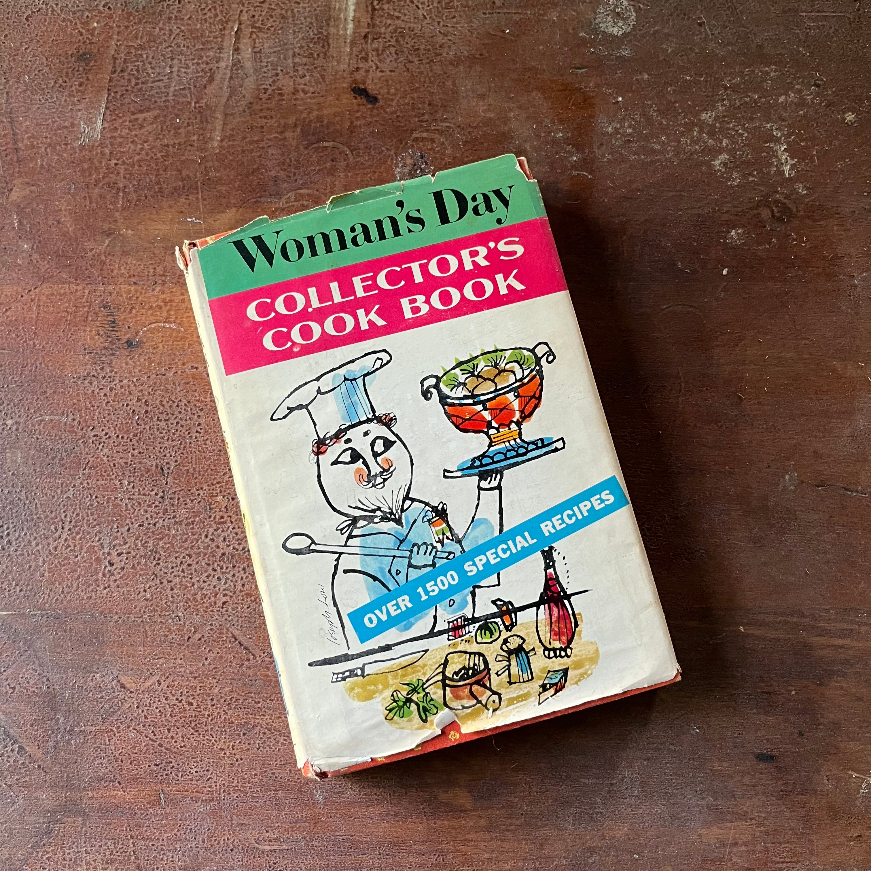 Women's Day Collector's Cook Book - view of the dust jacket's front cover