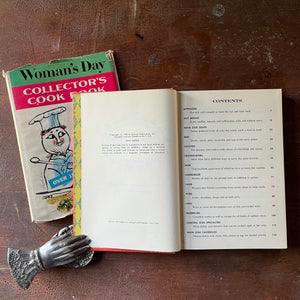 Women's Day Collector's Cook Book - view of the copyright and contents pages