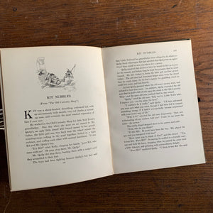 antique children's chapter book - Charles Dickens Classics - Boys and Girls of Dickens Hardcover Edition - view of the illustrations at the beginning of the stories