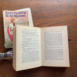 Ruth Fielding at the War Front by Alice B. Emerson - a 1918 Cupples & Leon Clothbound Hardcover Edition with Dust Jacket