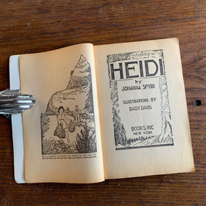 Heidi by Johanna Spyri - A Giant Junior Classic Paperback Edition Published by Spring Books, Inc. for Playmore, Inc.