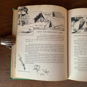 The Junior Book of Camping and Woodcraft by Bernard S. Mason - 1943 A. S. Barnes and Company Clothbound Hardcover Edition