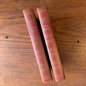 Pair of Louisa May Alcott Books - Little Men & Jo’s Boys Vintage Editions