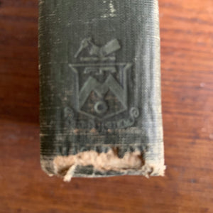 antique children's chapter book - Charles Dickens Classics - Boys and Girls of Dickens Hardcover Edition - view of the condition of the bottom of the spine