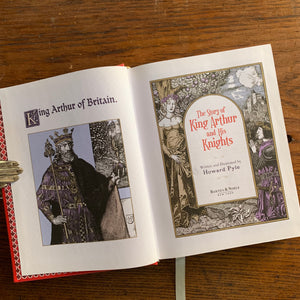 The Story of King Arthur and His Knights by Howard Pyle - A 2012 Barnes & Noble Leather-Bound Edition