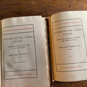 History of the United States Volumes 2 & 3 by John Clark Ridpath