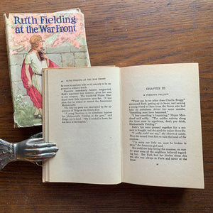 Ruth Fielding at the War Front by Alice B. Emerson - a 1918 Cupples & Leon Clothbound Hardcover Edition with Dust Jacket