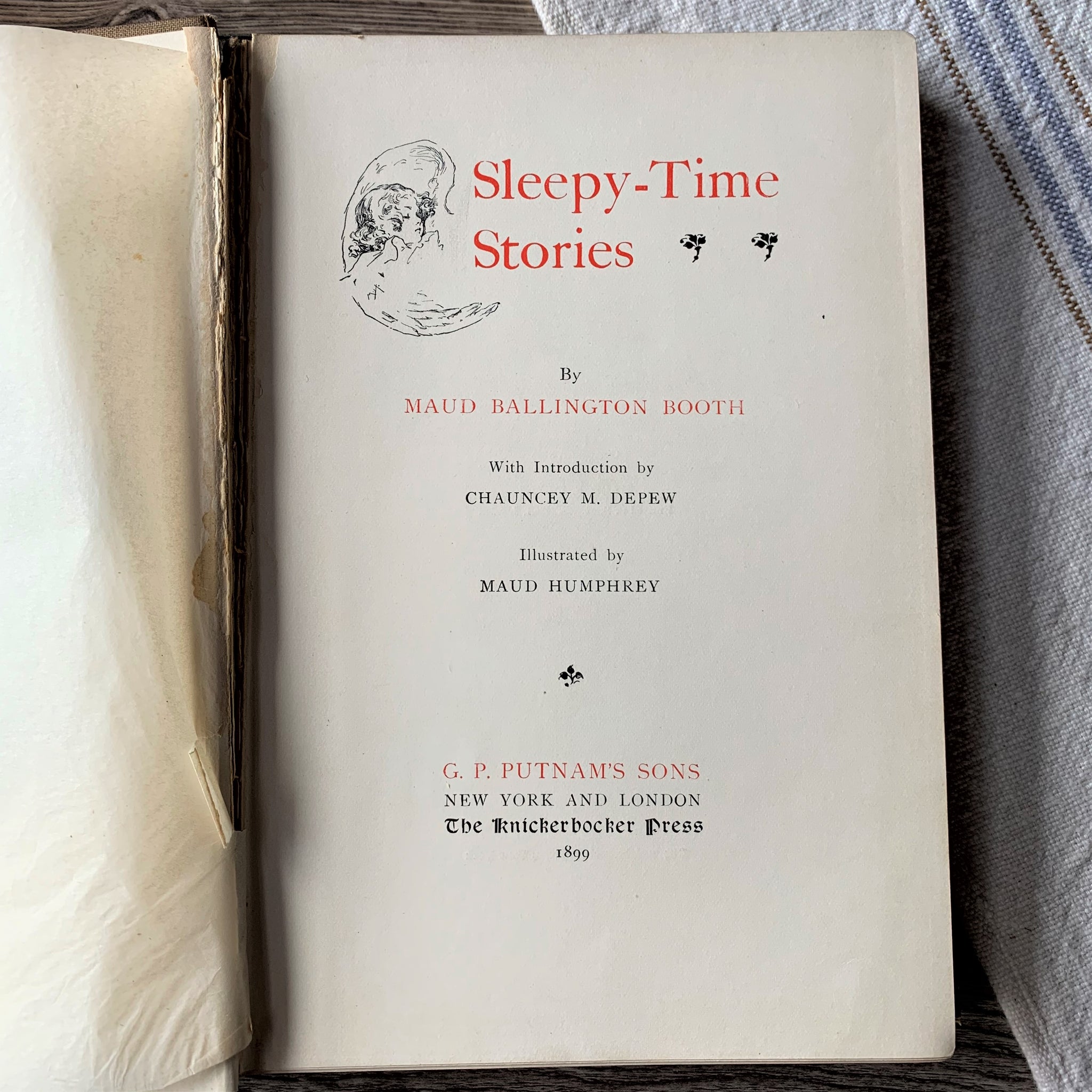 Sleepy Time Stories - 1800's Children's Book by Maud Ballington Booth ...